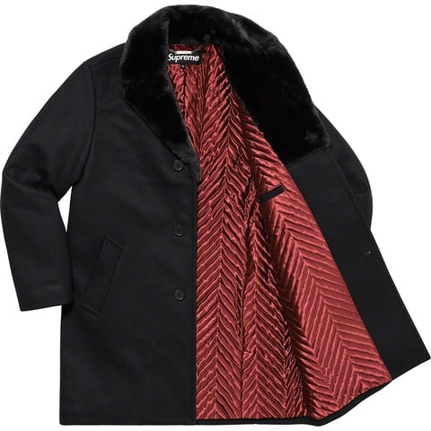 希少新品未使用　Supreme シュプリーム Fur Collar Car Coat Fur Collar Car Coat - fall/winter 2022 - Supreme