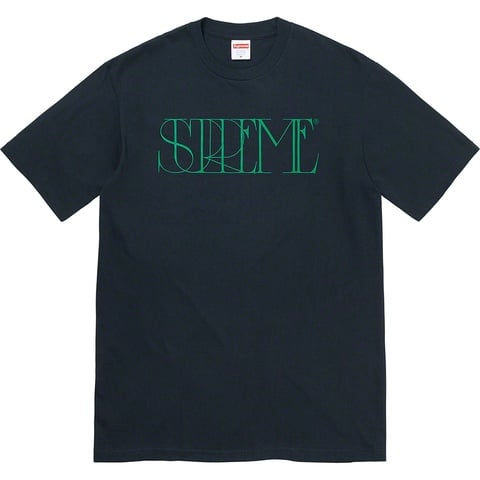 Supreme Trademark Tee - Navy
