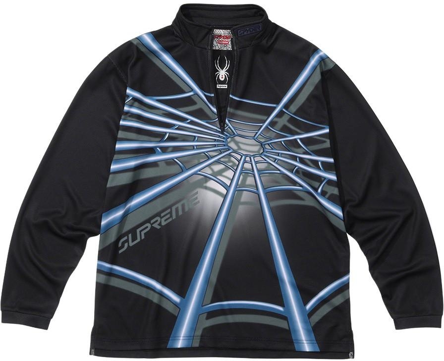 Supreme Spyder Web Half Zip Pullover (FW22) - $128