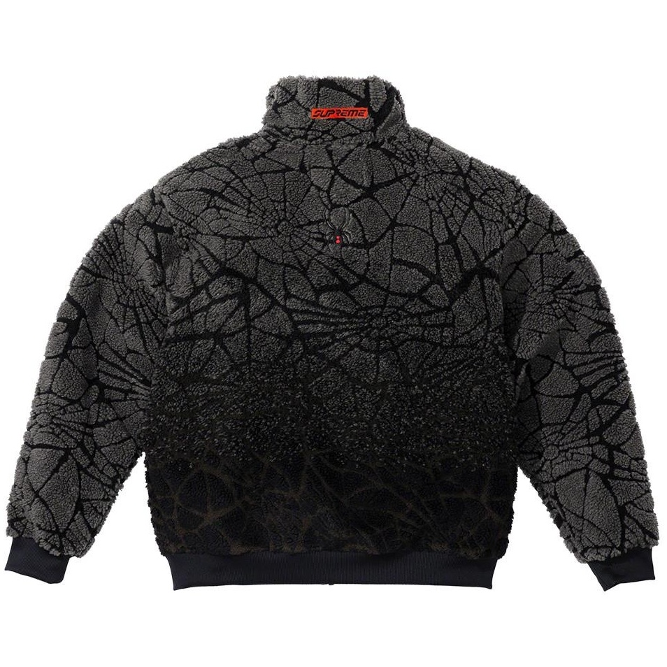 Supreme Supreme Spyder Web Polar Fleece Jacket (FW22) - $248