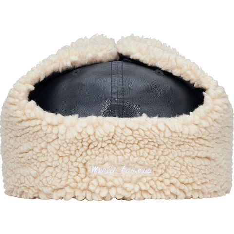 M*a様 Supreme Leather Earflap Box Logo Ne Buy Supreme Leather Earflap Box Logo New Era 'Black' - FW22H28