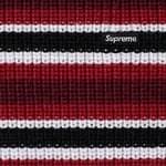 Supreme Small Box Balaclava Turtleneck Sweater (FW22) - Black Stripe