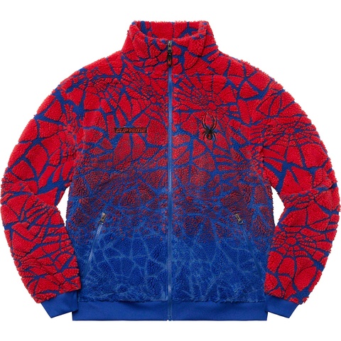 Supreme Supreme®/Spyder Web Polar Fleece Jacket - Royal