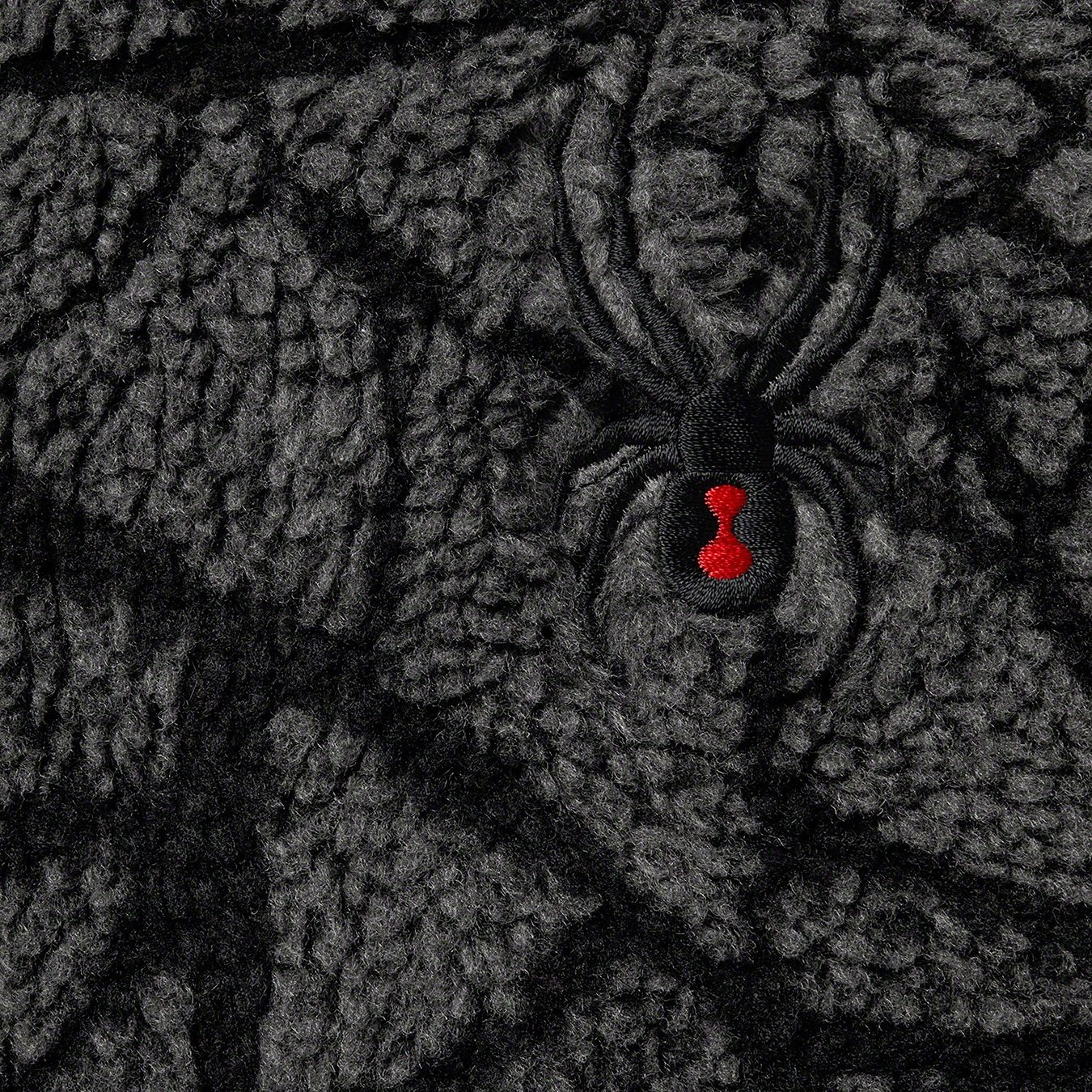 Supreme Supreme Spyder Web Polar Fleece Jacket (FW22) - Black - $248