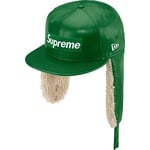 Supreme Leather Earflap New Era (FW22) - Green