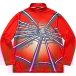 Supreme Supreme Spyder Web Half Zip Pullover (FW22) - Red
