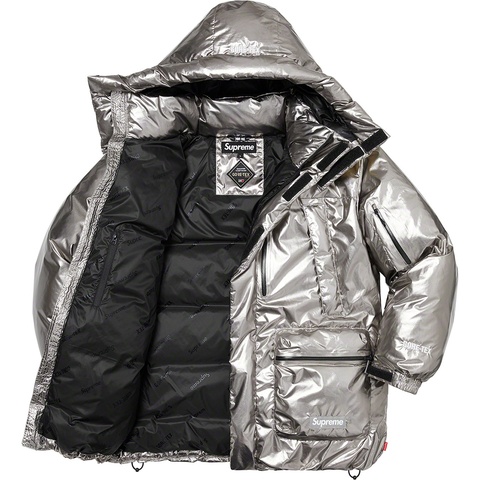 Supreme GORE-TEX 700-Fill Down Parka - Silver