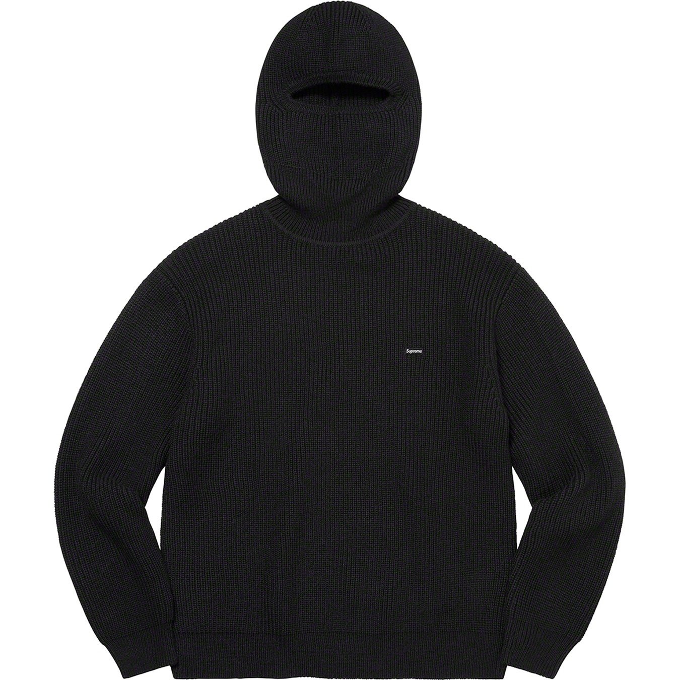 Supreme Small Box Balaclava Turtleneck Sweater (FW22) - Black - $148