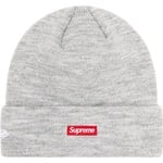 Supreme New Era S Logo Beanie (FW22) - Heather Grey