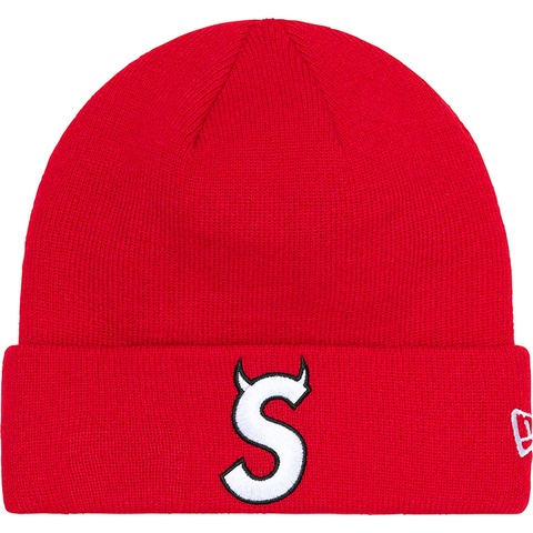Supreme New Era® S Logo Beanie - Red