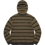 Supreme Small Box Balaclava Turtleneck Sweater (FW22) - Olive Stripe