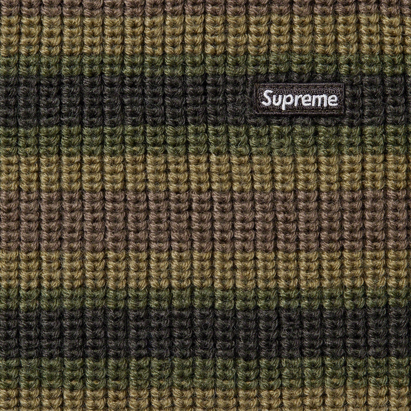 Supreme Small Box Balaclava Turtleneck Sweater (FW22) - Olive Stripe - $148