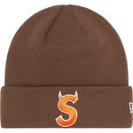 Supreme New Era S Logo Beanie (FW22) - Brown