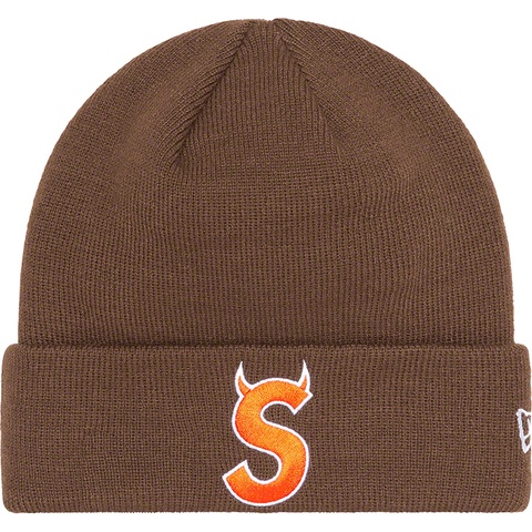 Supreme New Era S Logo Beanie ブラウン 22aw New Era® S Logo Beanie - fall/winter 2022 - Supreme