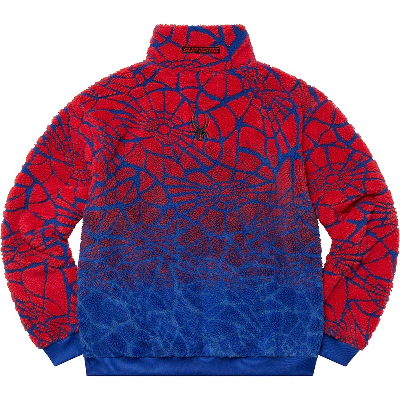 Supreme Supreme Spyder Web Polar Fleece Jacket (FW22) - Royal - $248