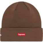 Supreme New Era S Logo Beanie (FW22) - Brown