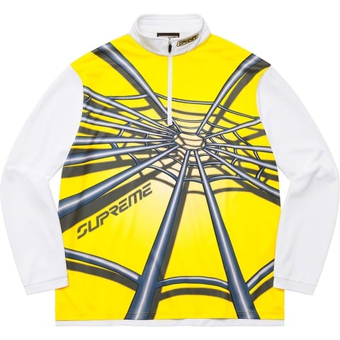 Supreme Supreme®/Spyder Web Half Zip Pullover - Yellow