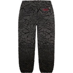Supreme Supreme Spyder Web Polar Fleece Pant (FW22) - Black
