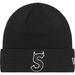 Supreme New Era S Logo Beanie (FW22) - Black
