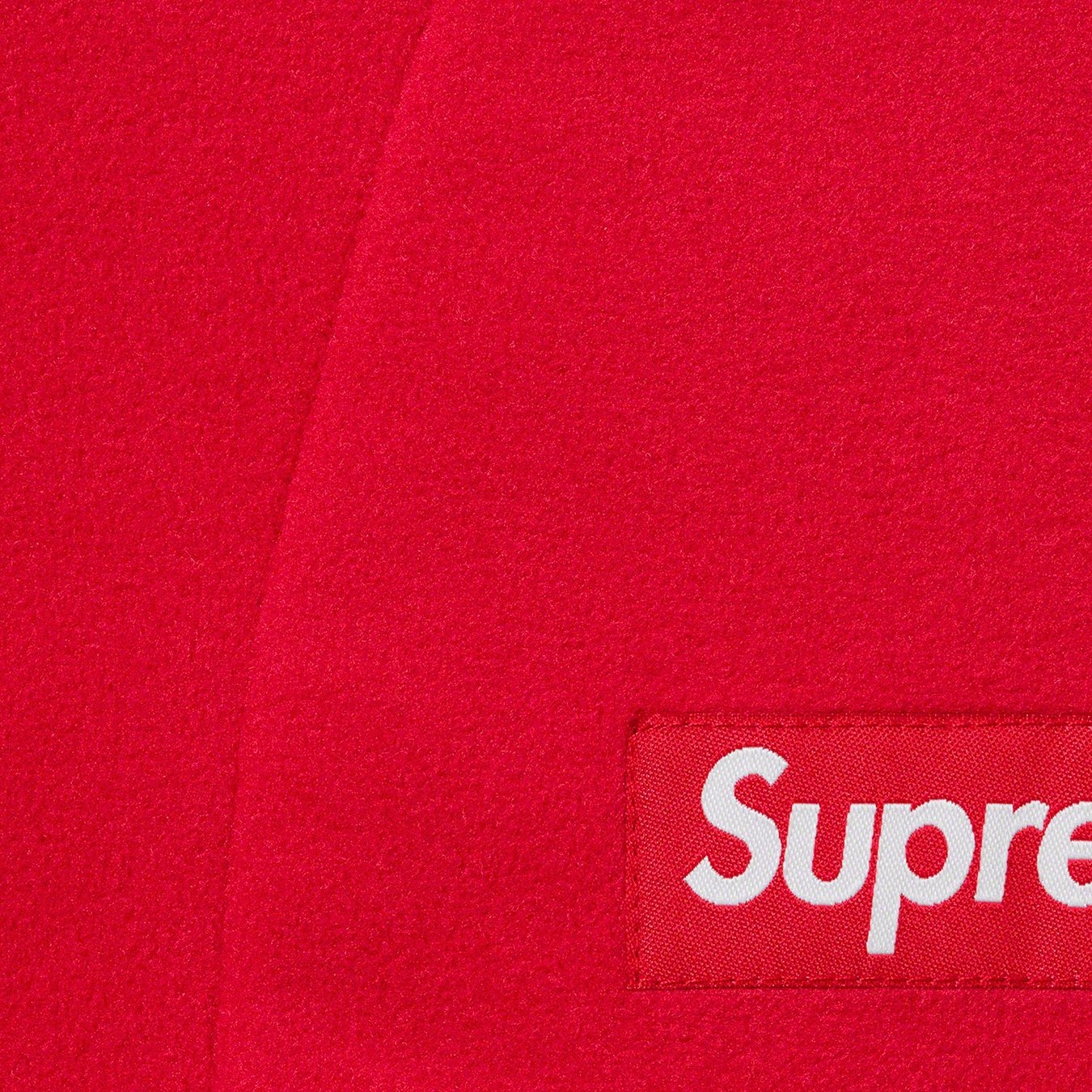 Supreme Polartec Mock Neck Pullover (FW22) - Red - $138