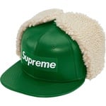 Supreme Leather Earflap New Era (FW22) - Green