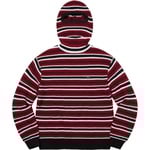 Supreme Small Box Balaclava Turtleneck Sweater (FW22) - Black Stripe