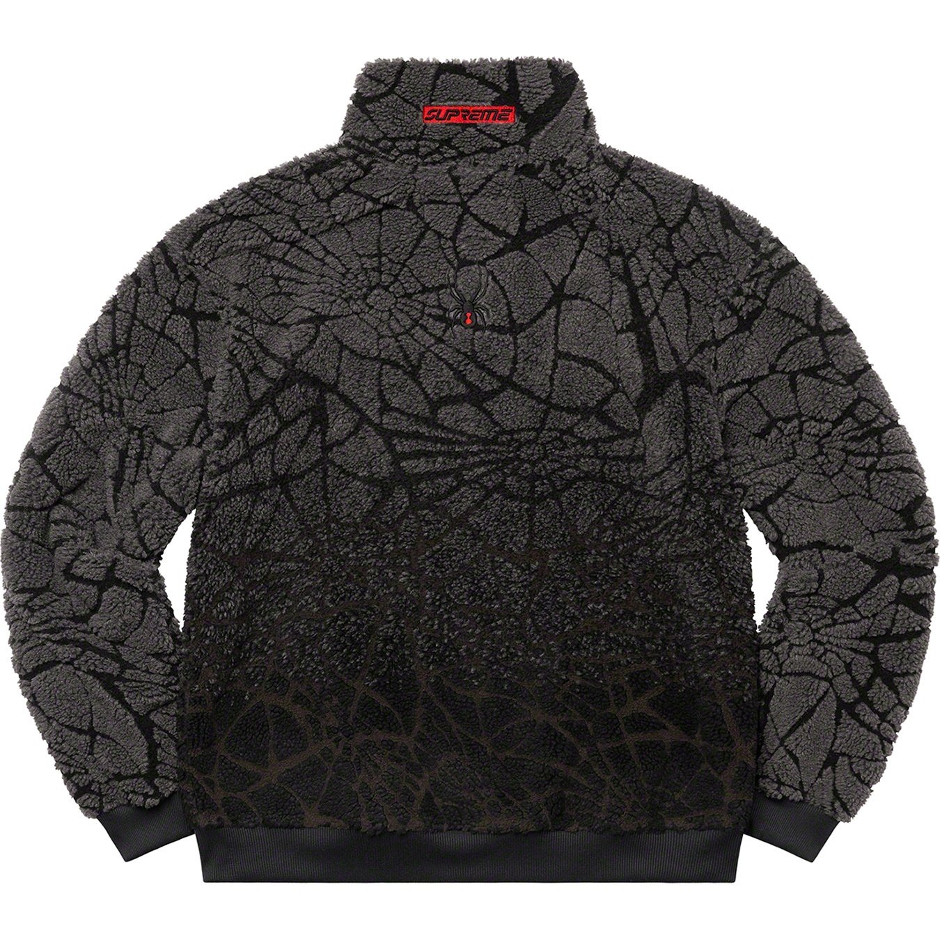 Supreme Supreme Spyder Web Polar Fleece Jacket (FW22) - Black - $248