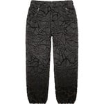 Supreme Supreme Spyder Web Polar Fleece Pant (FW22) - Black