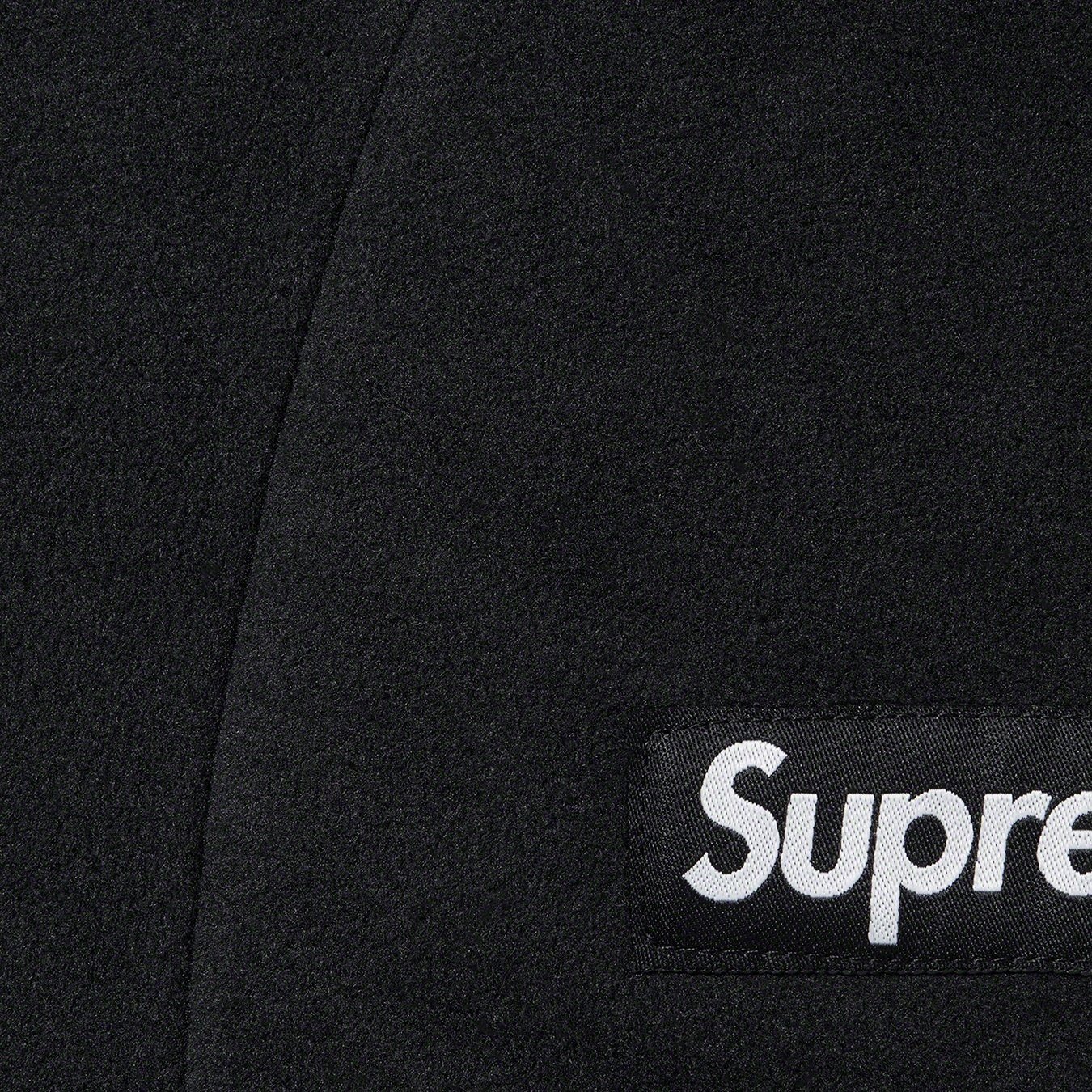 Supreme Polartec Mock Neck Pullover (FW22) - Black - $138