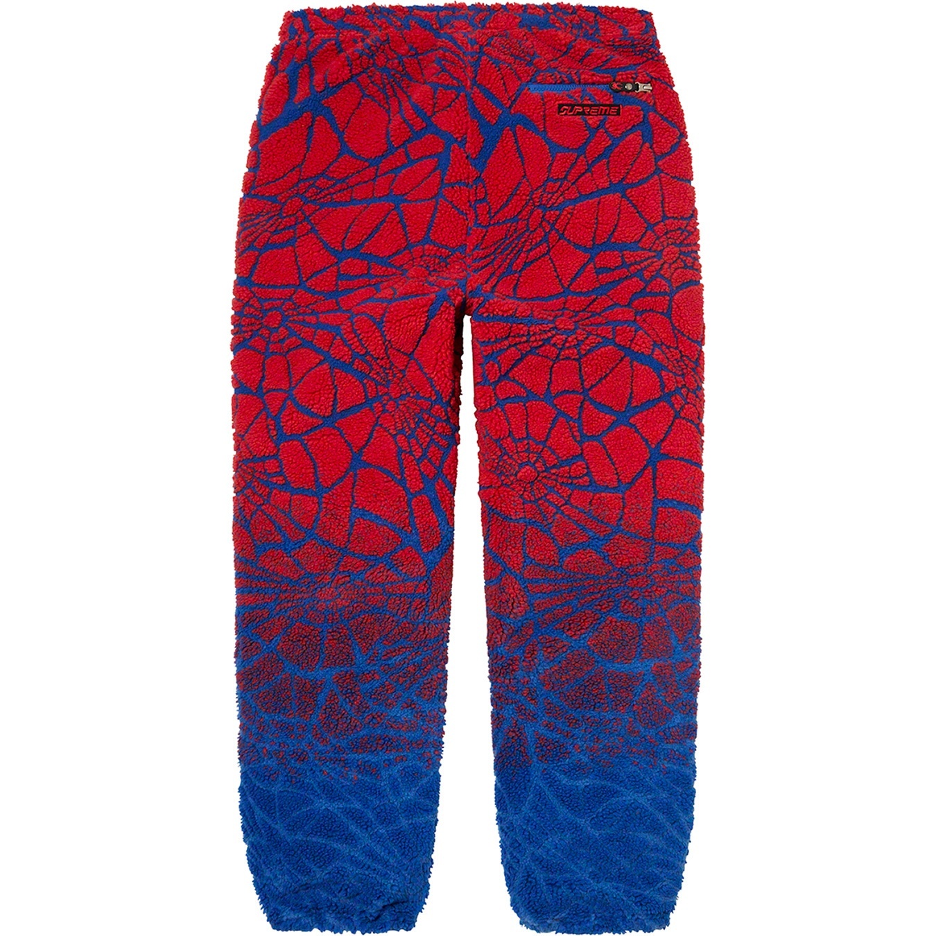 Supreme Supreme Spyder Web Polar Fleece Pant (FW22) - Royal - $198