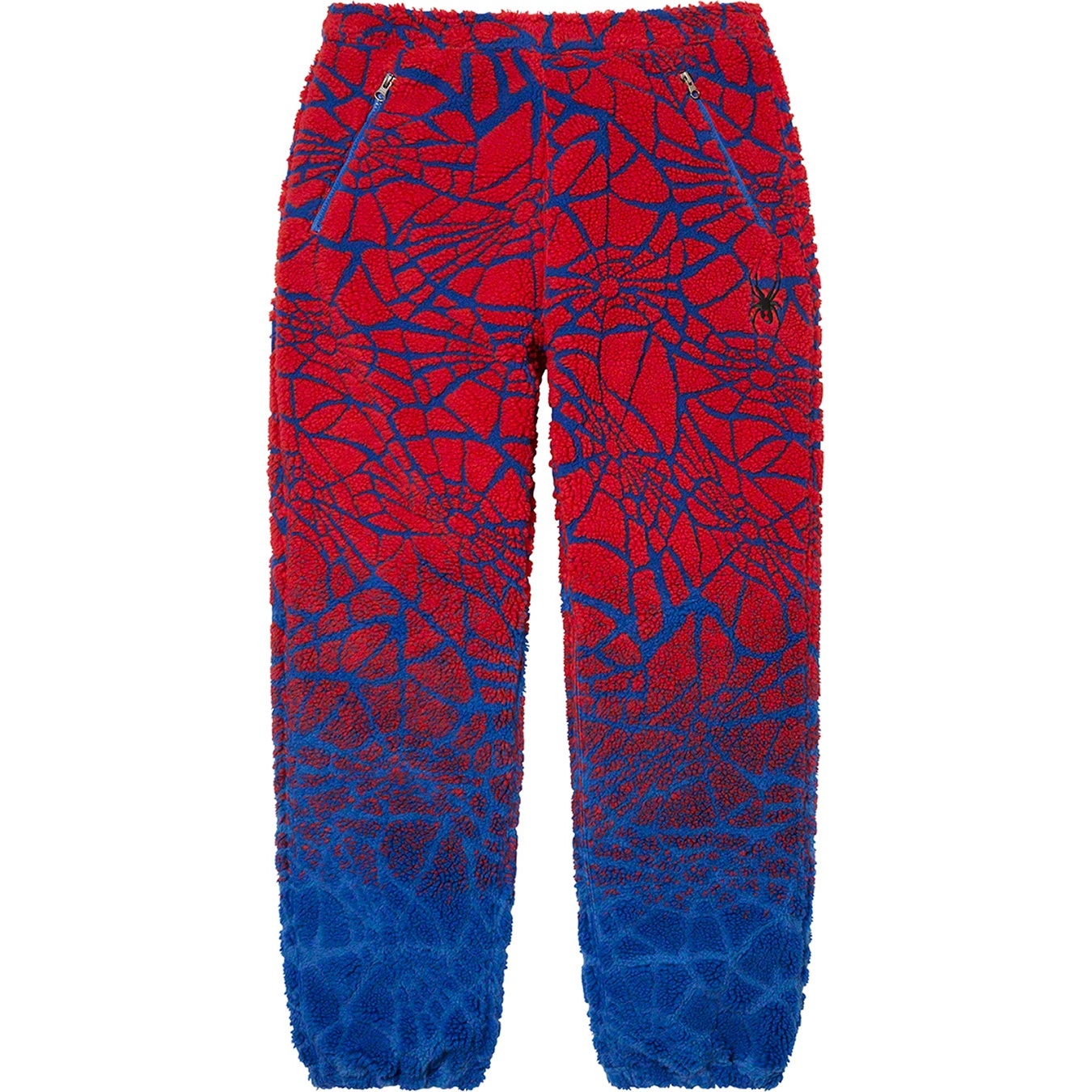 Supreme Supreme Spyder Web Polar Fleece Pant (FW22) - Royal - $198