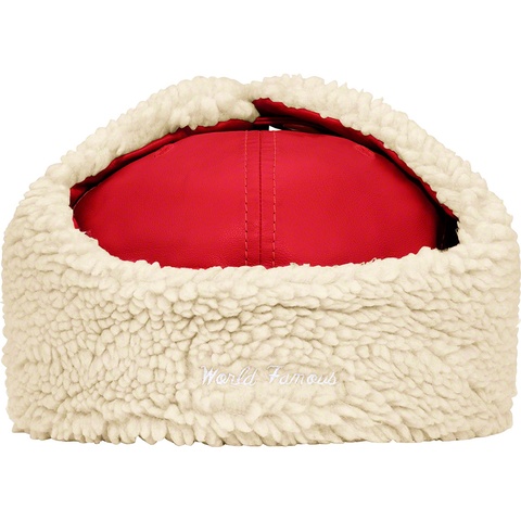 Supreme Leather Earflap New Era® - Red