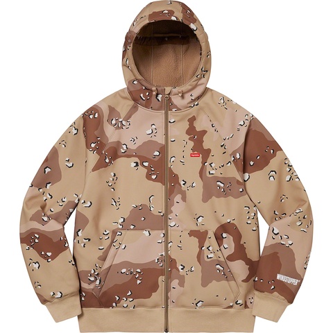 Supreme WINDSTOPPER® Zip Up Hooded Sweatshirt - Chocolate Chip Camo