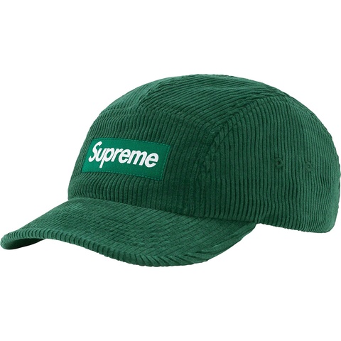 帽子 Supreme 24FW Corduroy Camp Cap Green Corduroy Camp Cap - fall/winter 2023 - Supreme
