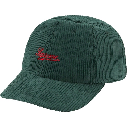 Supreme Script Corduroy 6-Panel - Green