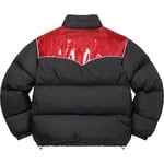 Supreme Glitter Yoke Down Puffer Jacket (FW22) - Black