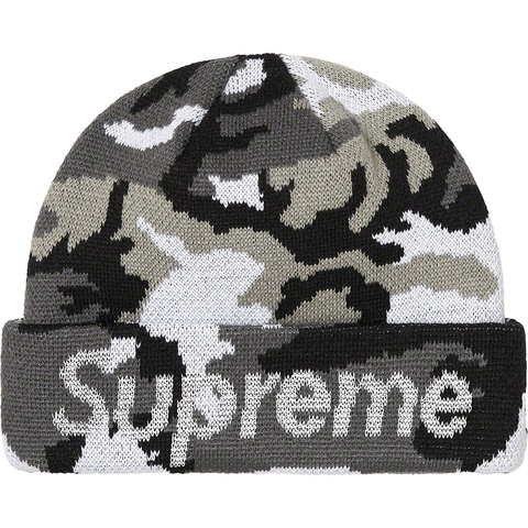 Supreme New Era® Split Beanie - Black