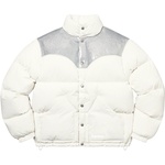 Supreme Glitter Yoke Down Puffer Jacket (FW22) - White