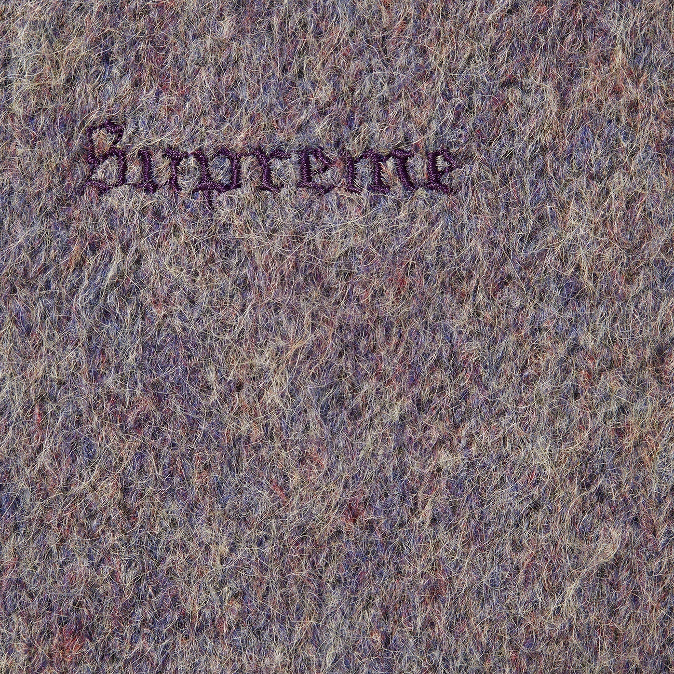 Supreme Mohair Sweater (FW22) - Purple Mélange - $158