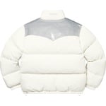 Supreme Glitter Yoke Down Puffer Jacket (FW22) - White