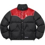 Supreme Glitter Yoke Down Puffer Jacket (FW22) - Black