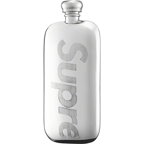 Supreme 3 oz. Pewter Flask - Silver