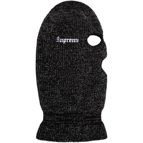 Supreme Lurex Balaclava - Black