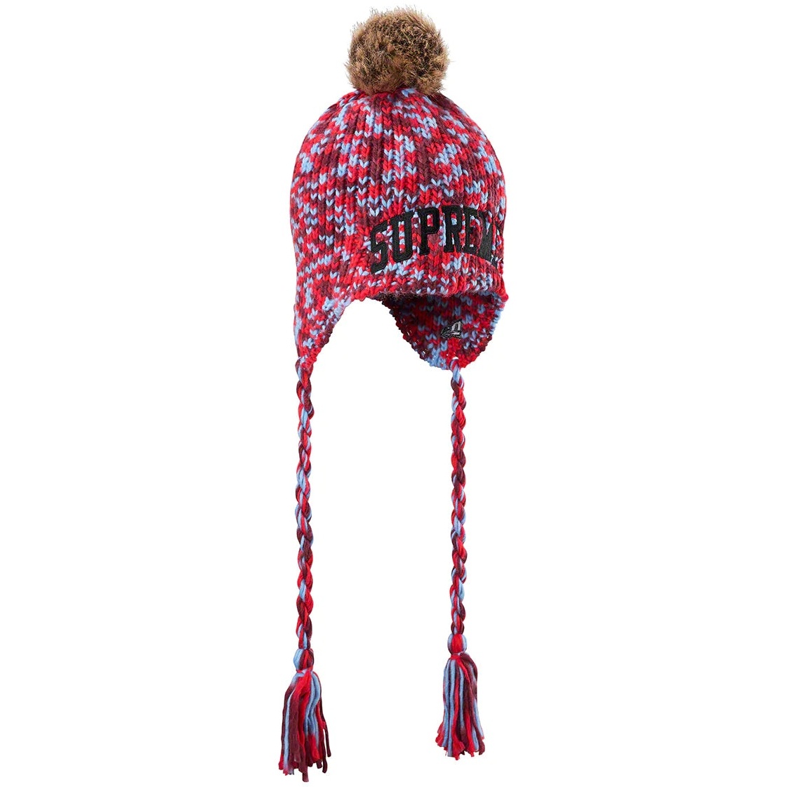 Supreme New Era Toboggan Beanie (FW22) - Red - $48