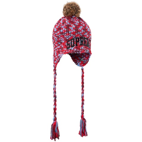 帽子 Supreme New Era Toboggan Beanie Red Supreme x New Era Box Logo Beanie | Red | FARFETCH