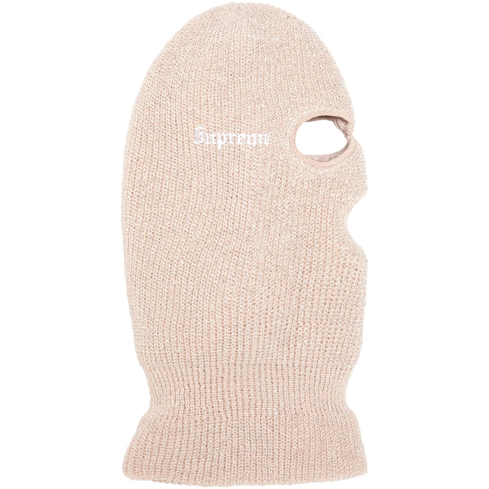 Supreme Lurex Balaclava (FW22) - Taupe - $44