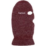 Supreme Lurex Balaclava (FW22) - Burgundy