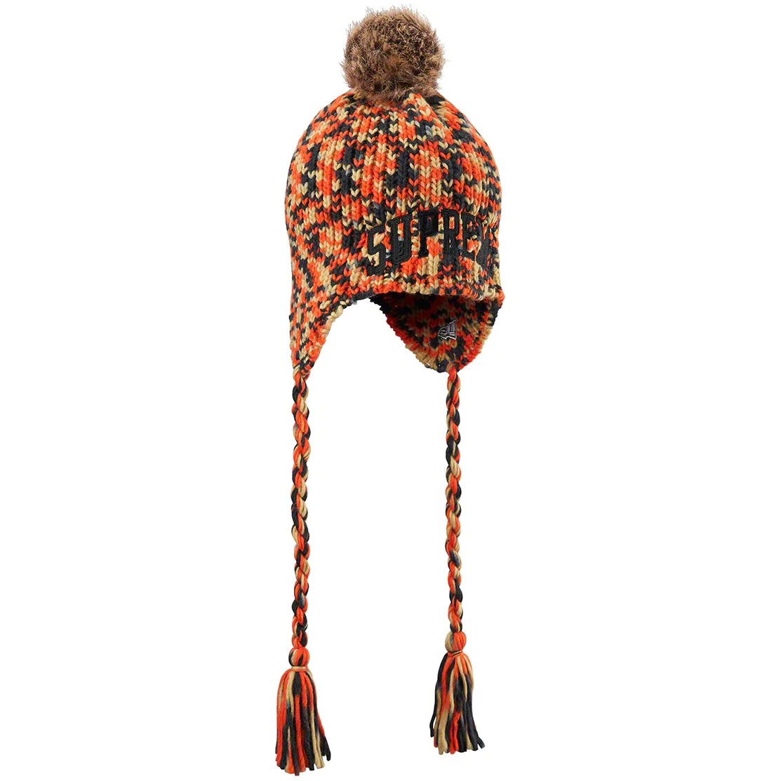 Supreme New Era Toboggan Beanie (FW22) - Orange - $48