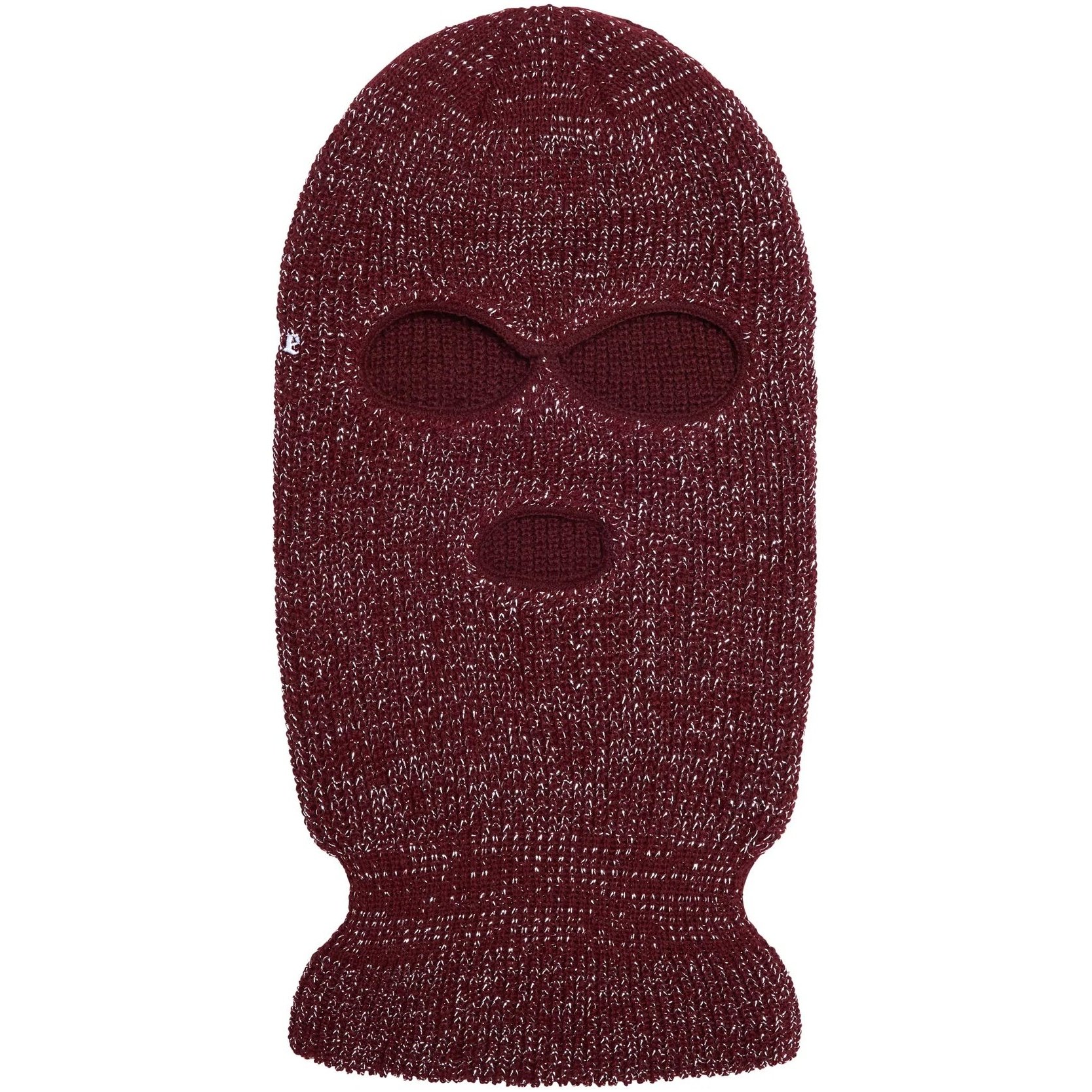 Supreme Lurex Balaclava (FW22) - Burgundy - $44