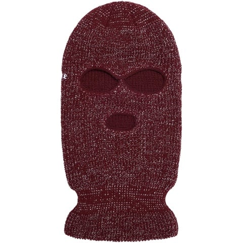 Supreme Lurex Balaclava - Burgundy